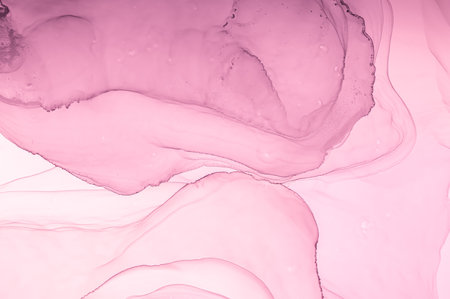Spring Liquid Marble. Abstract Illustration.の写真素材