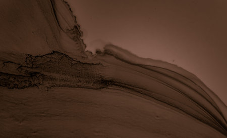 Liquid Chocolate Texture. Brown Coffeeの写真素材