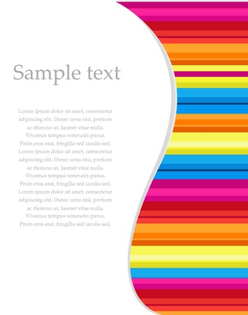 Vector shiny rainbow stripe backgroundのイラスト素材