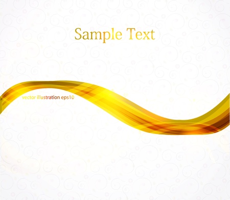 Vector tender background. Golden waveのイラスト素材