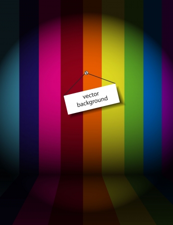 Vector shiny rainbow stripe backgroundのイラスト素材
