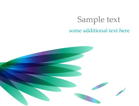 Vector color feather / wing backgroundのイラスト素材