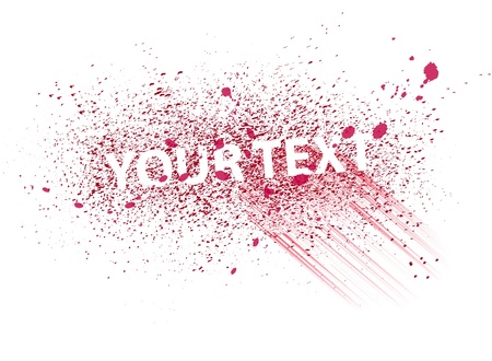 Vector colorful paint spray for your textのイラスト素材