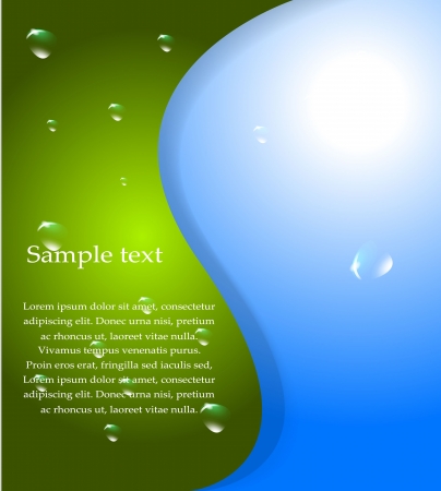 Vector business wave backgroundのイラスト素材