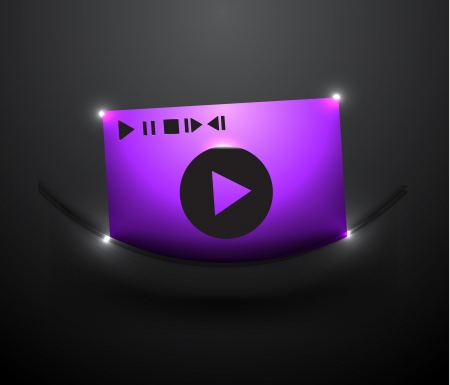 Media player vectorのイラスト素材