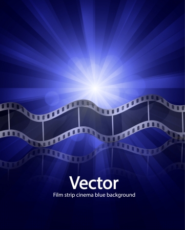 Vector film strip ciinema backgroundのイラスト素材