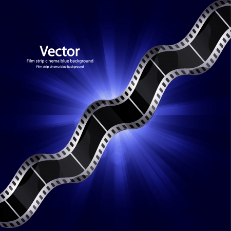 Vector film strip ciinema backgroundのイラスト素材