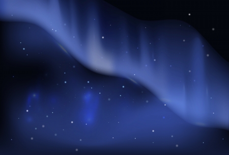 Vector sky aurora borealis   space backgroundのイラスト素材