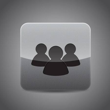Vector social network   member iconのイラスト素材