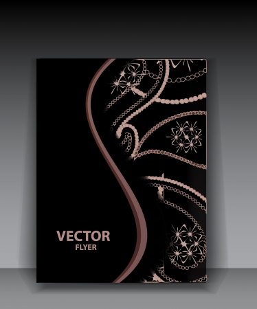 Vector paisley brochureのイラスト素材