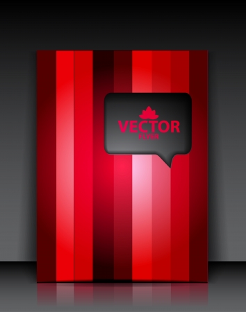 Vector speech bubble brochureのイラスト素材