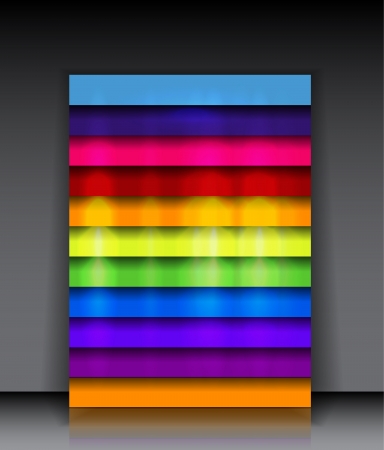 Shiny rainbow vector backgroundのイラスト素材