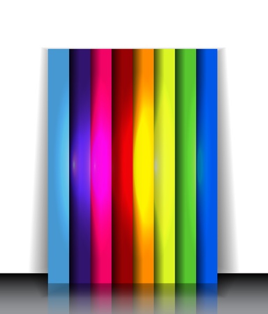 Shiny rainbow vector backgroundのイラスト素材