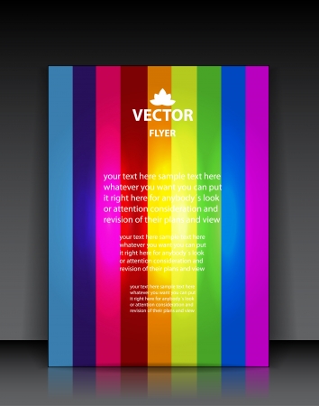 Shiny rainbow vector backgroundのイラスト素材