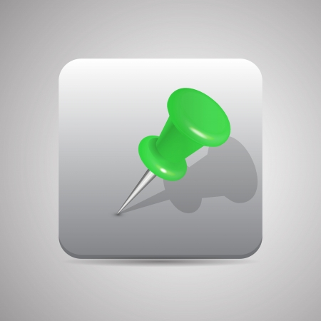 Vector pin iconsのイラスト素材