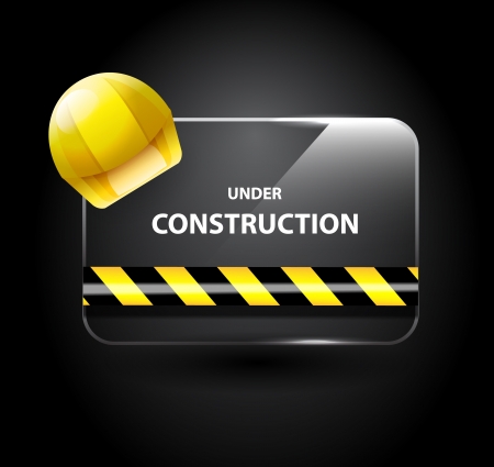 Vector under construction signのイラスト素材