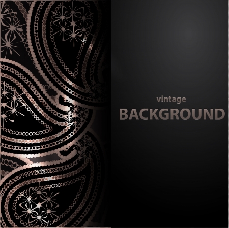 Vector paisley backgorundのイラスト素材
