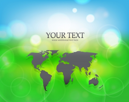Vector nature green backgroundのイラスト素材