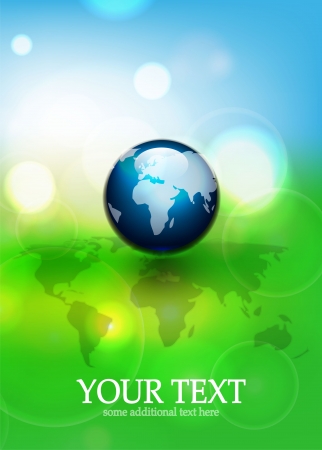 Vector nature green backgroundのイラスト素材
