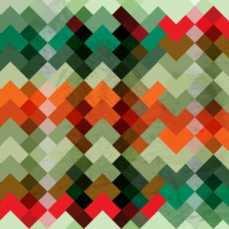 Vector retro mosaic backgroundの写真素材