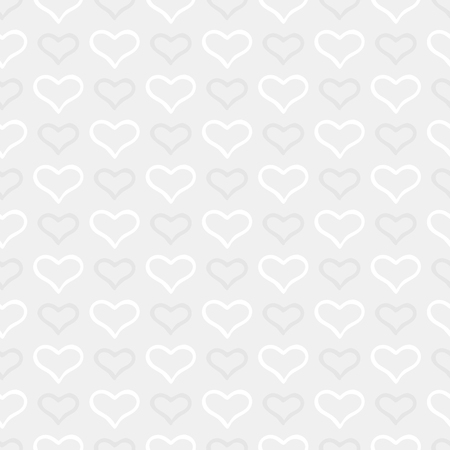 Abstract seamless hearts romantic background wrapping paper patternのイラスト素材