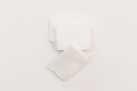 Set for manicure and Pedicuru on white backgroundの写真素材