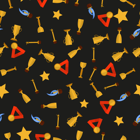 Seamless pattern with cupsのイラスト素材