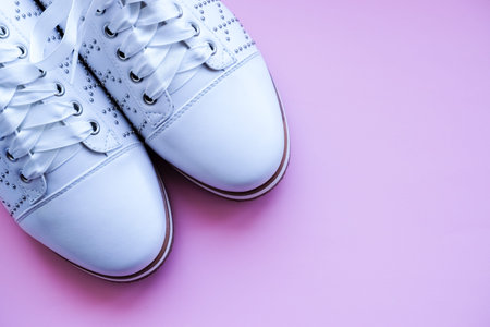 fashion shoes blue, casual design on a white background isolated