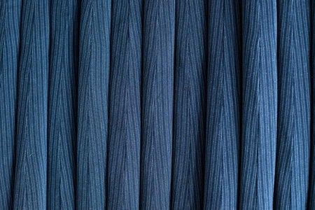 Cozy blue,turquoise fluffy texture backround, wool backdrop.pile of towels. Fabric Background and Texture.Dark Blue Fabric .の写真素材