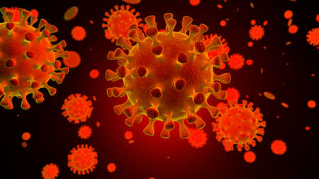 corona virus covid 19のeditorial素材