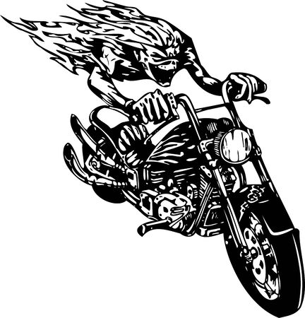 Thunder Cycles Vectorのイラスト素材
