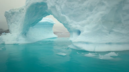 Greenland The Land of ice, Drone Shot