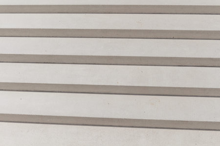 Abstract picture of a lines created by concrete stairs in the exterior.の写真素材