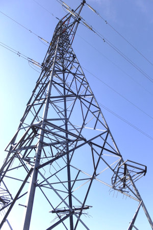 Transmission towerの写真素材