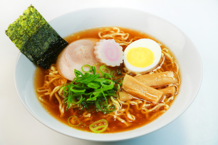 Soy sauce ramenの写真素材