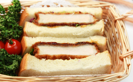 Katsusando Japanese food Pork cutlet sandの写真素材