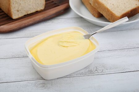 Butter and breadの写真素材