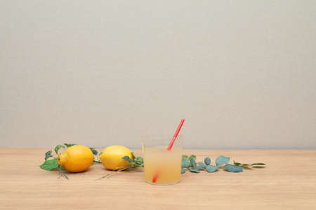 Lemon Juice and Lemonの写真素材
