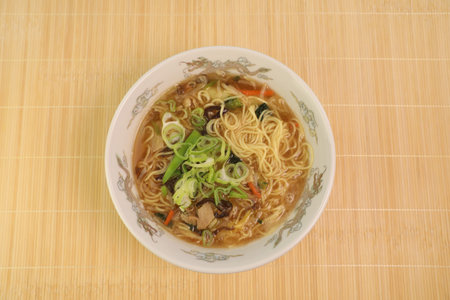 It is noodles dishes of the soup of the vinegar which is full of acidity.