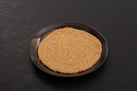 Sesame crepes are a traditional pastry born in Hue, located in central Vietnamの写真素材