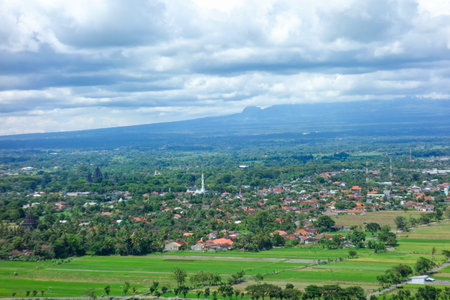 Beautiful Views of Rice Fields, Forests & Countryside From Hills