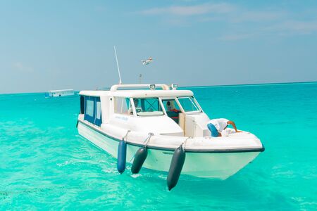 Speed Boat in Every Corner of The Coastの写真素材
