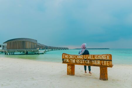 Maldives is a Very Attractive Place For Tourists To Visit Because Its Excellent Views, Facilities & Resortsの写真素材