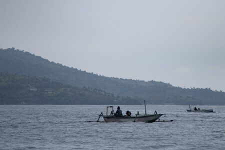 Small Boat That Functions As A Crossing Boat Between Islandsの写真素材