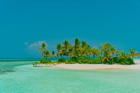 Beaches in Maldives Are Very Beautiful & Charmingの写真素材