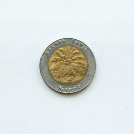Old Indonesian Coins That Are No Longer Available For Transactions, Only For Collectionsの写真素材