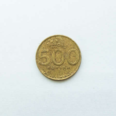 Old Indonesian Coins That Are No Longer Available For Transactions, Only For Collectionsの写真素材
