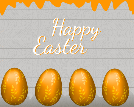 Easter background with eggsのイラスト素材