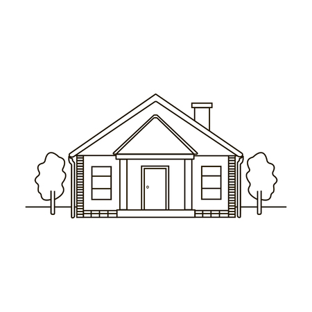 House, buildingのイラスト素材