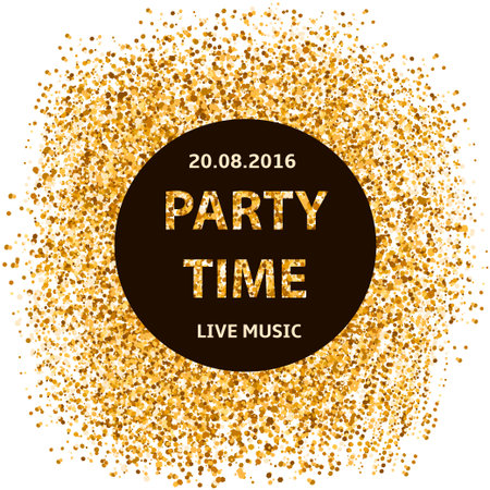 Party time poster, creative  backgroundのイラスト素材
